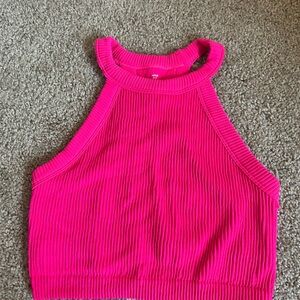 aerie hot pink tank